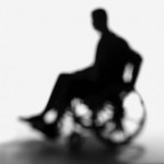 Image -Disability Isolation-Silohette of man in wheelchair